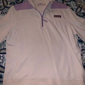White and purple vineyard and vines quarter zip!